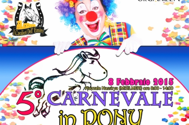 Domenica sarà Carnevale in Pony, se piove pronto il piano B
