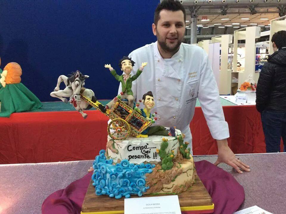 Francesco Perrone, medaglia d’oro agli internazionali di pasticceria artistica