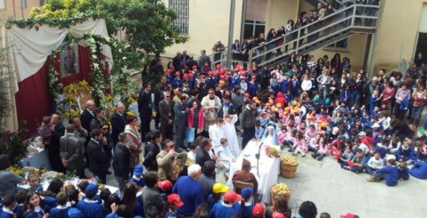 La ”Tavolata di San Giuseppe” al ”Traina” [foto]