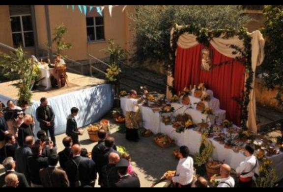 10^ Tavolata di San Giuseppe della scuola ”S. Traina”. Il programma