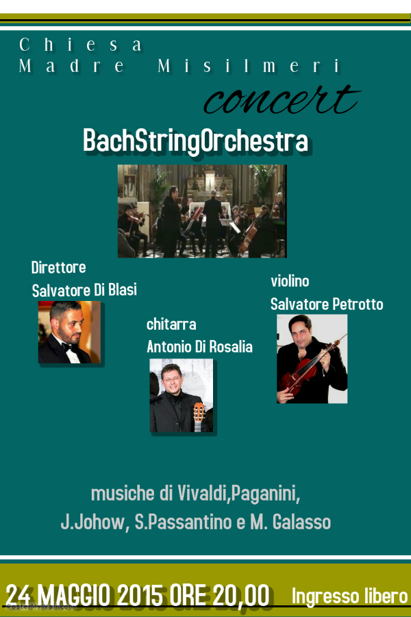 BachString Orchestra alla Madrice. Domenica il concerto