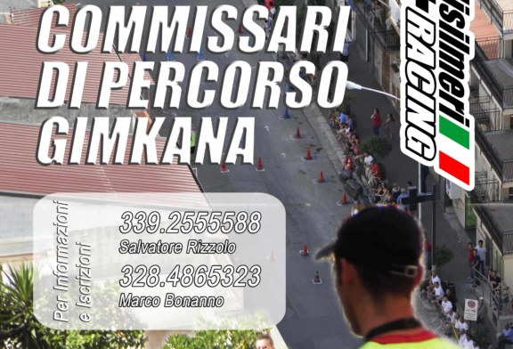 Corso commissari di percorso Gimkana, giovedì 21 maggio