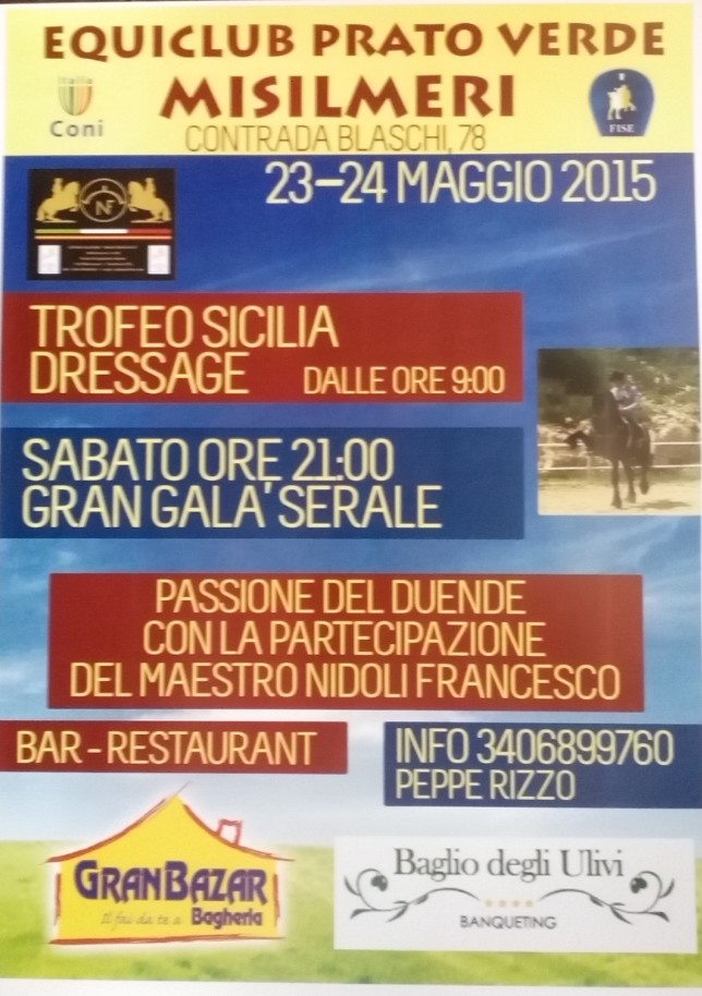 Gran Galà Equestre e Trofeo Sicilia Dressage al Prato Verde