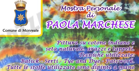 A Monreale una mostra personale di Paola Marchese