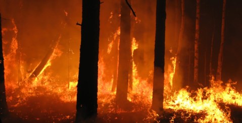 Incendio alle porte di Misilmeri