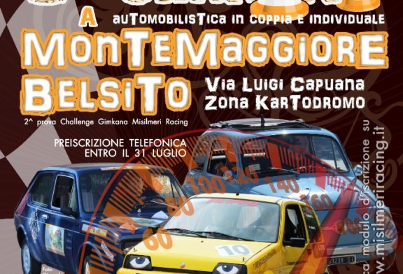 La Misilmeri Racing a Montemaggiore Belsito organizza la 3^ Gimkana