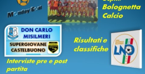 Monday Goal, ospite in studio il Bolognetta Calcio