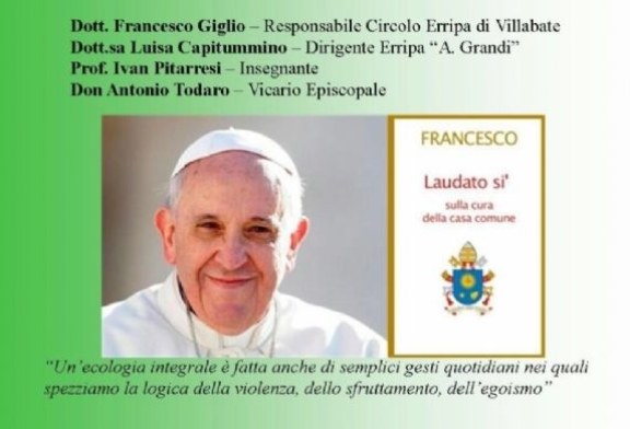 Domani a Villabate presentazione dell’enciclica ”Laudato Si”