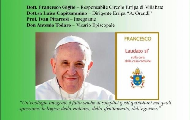 Domani a Villabate presentazione dell’enciclica ”Laudato Si”