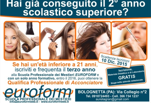Corso di Acconciatore alla scuola EUROFORM