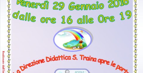 Open Day: La Direzione Didattica S.Traina apre le porte