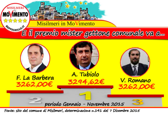 Gettonopoli misilmerese? I 5 stelle all’attacco