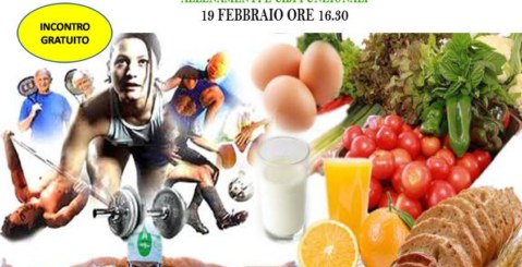 L’alimentazione nello sport, un incontro alla Farmacia Moschitta