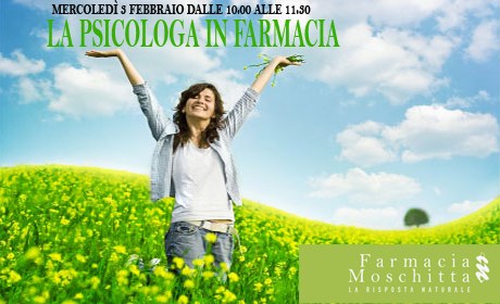 Il 3 febbraio “La psicologa in farmacia”, incontro gratuito