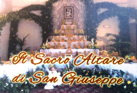 L’altare di San Giuseppe della famiglia Caldarera