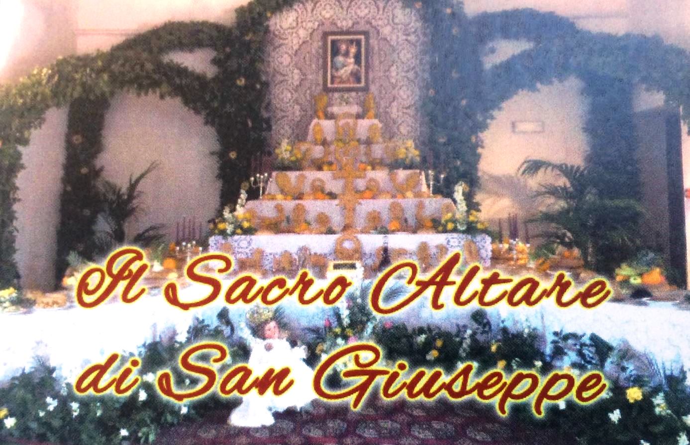 L’altare di San Giuseppe della famiglia Caldarera