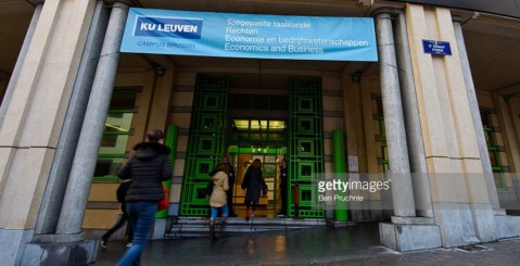 Uno stagista di Bruxelles in classe alla Guastella