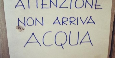 Salta ancora la condotta idrica, distribuzione interrotta