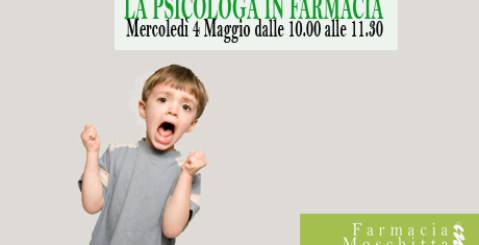 Il 4 maggio “La psicologa in farmacia”, incontro gratuito