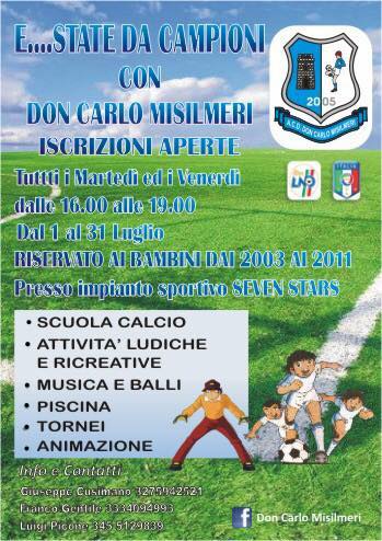 E…state da campioni con Don Carlo Misilmeri