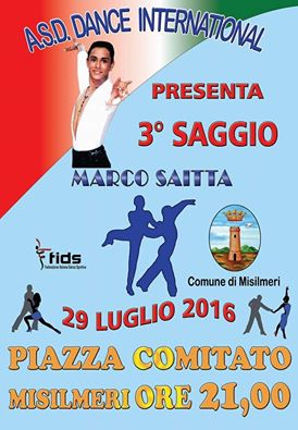 Stasera il saggio della Dance International Marco Saitta