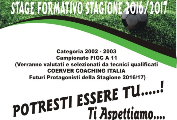 Scuola Calcio “G. Accomando”, al via selezioni per calciatori classe 2002 /03