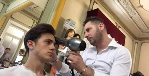 Alessandro Carlino presente al campionato italiano acconciatori