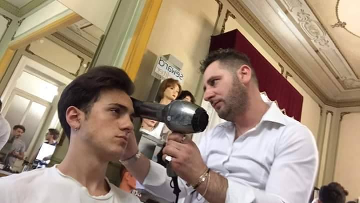 Alessandro Carlino presente al campionato italiano acconciatori