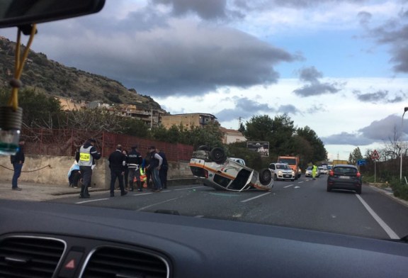 Incidente nello scorrimento veloce nei pressi dello svincolo per Misilmeri