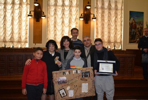 Ricordo dell’Olocausto, premio nazionale per la Scuola Cosmo Guastella