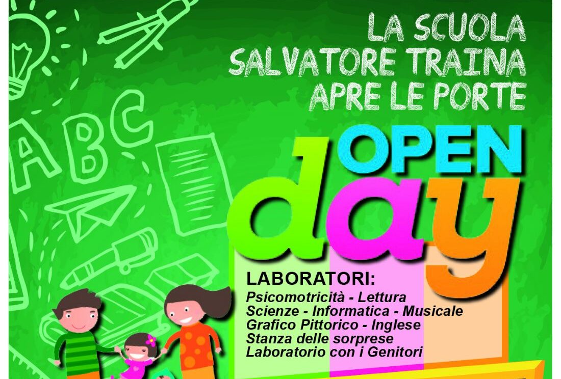 Open Day, la scuola Traina apre le porte