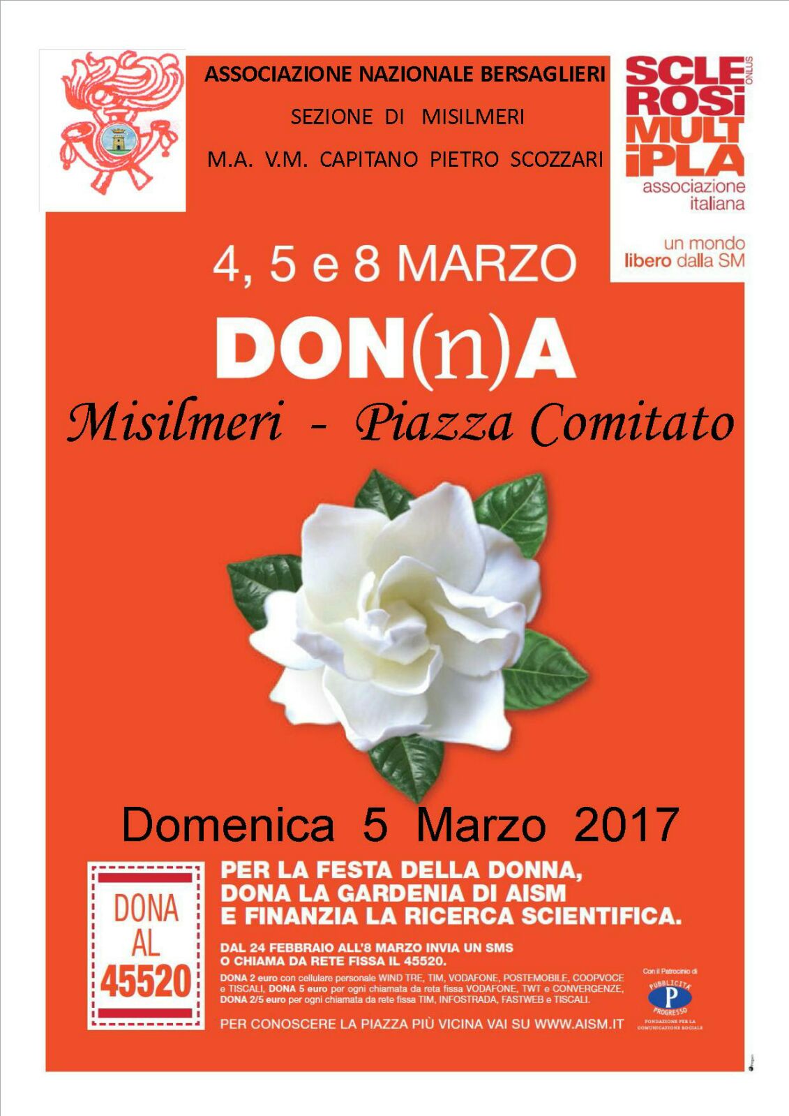 Misilmeri. Festa della Donna: una gardenia contro la sclerosi multipla