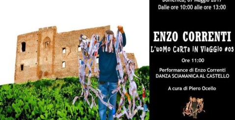 L’uomo carta torna a Misilmeri, domenica Enzo Correnti al Castello