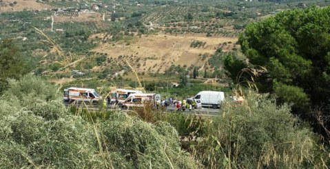 SS121, grave incidente sulla Palermo-Agrigento