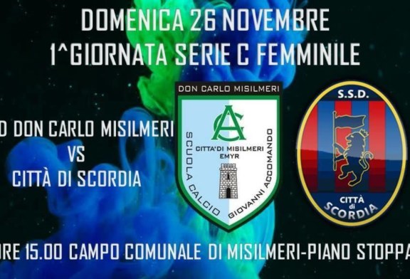 Calcio femminile, prima di campionato per la Don Carlo Misilmeri