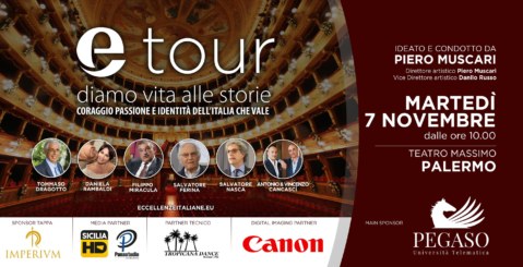 E-tour, al Teatro Massimo premiati i fratelli Cancascì
