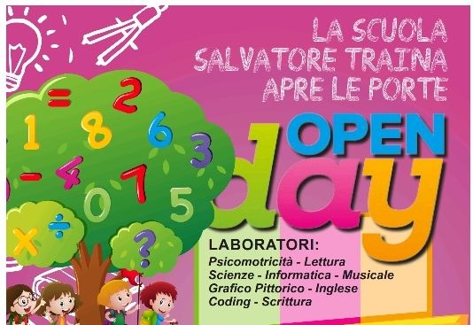 Open Day, porte aperte alla scuola Traina