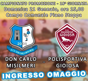 Don Carlo Misilmeri: domenica contro il Gioiosa per tornare… gioiosi