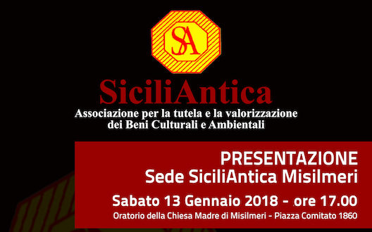 SiciliAntica: Sabato la presentazione della sede di Misilmeri