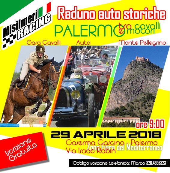 Palermo. Cavalli ed auto storiche, domani un evento della Misilmeri Racing