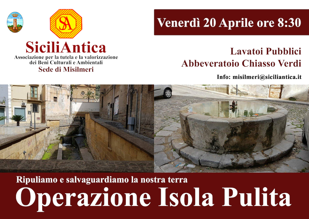 SiciliAntica Misilmeri aderisce all’ operazione “Isola Pulita”