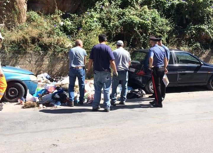 Belmonte Mezzagno, multati per aver abbandonato rifiuti per strada