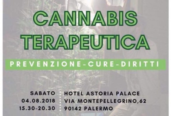 Cannabis terapeutica, un convegno all’Astoria Palace di Palermo