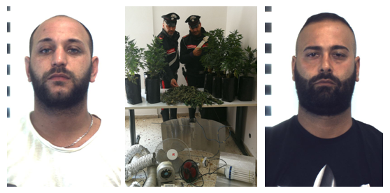 Sorpresi in auto con un chilo e mezzo di marijuana