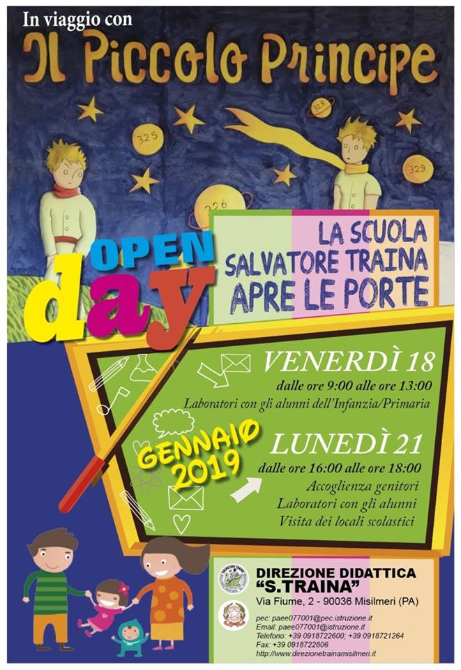 Arriva l’Open Day della Scuola primaria S. Traina