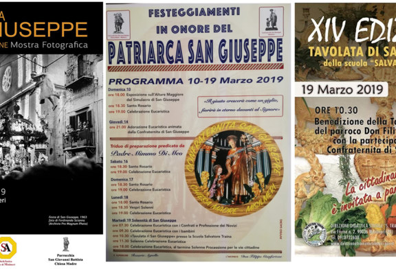 Il programma dei festeggiamenti in onore di San Giuseppe