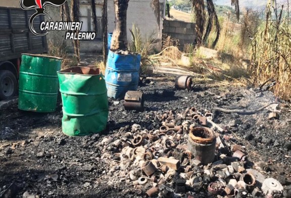 Sorpreso a bruciare rifiuti: arrestato 56enne