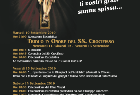 Misilmeri celebra il suo Signore, festeggiamenti del SS. Crocifisso