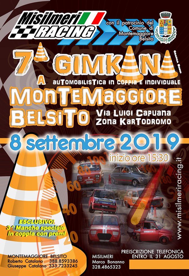 Domani la 7^ Gimkana a Montemaggiore Belsito
