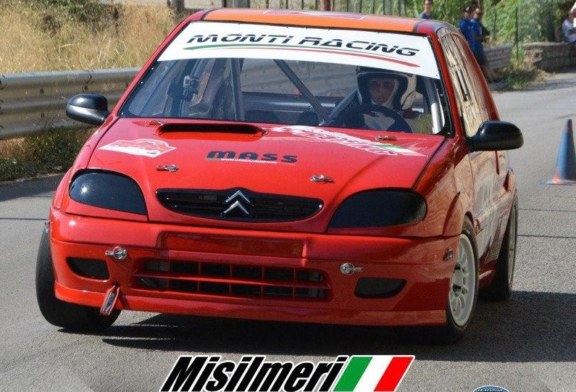 Daniele Iacona al via del Campionato Velocità su pista